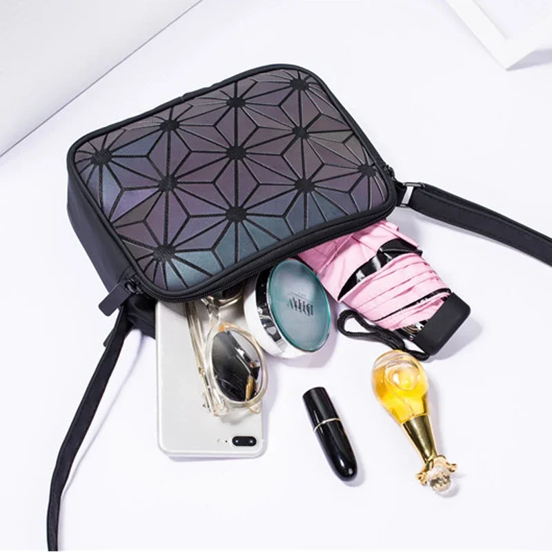 New Bao Handbag Bags For Women Luminous Crossbody Bags Fashion Geometry Mini Shoulder Bag Purse crossbody bags for women