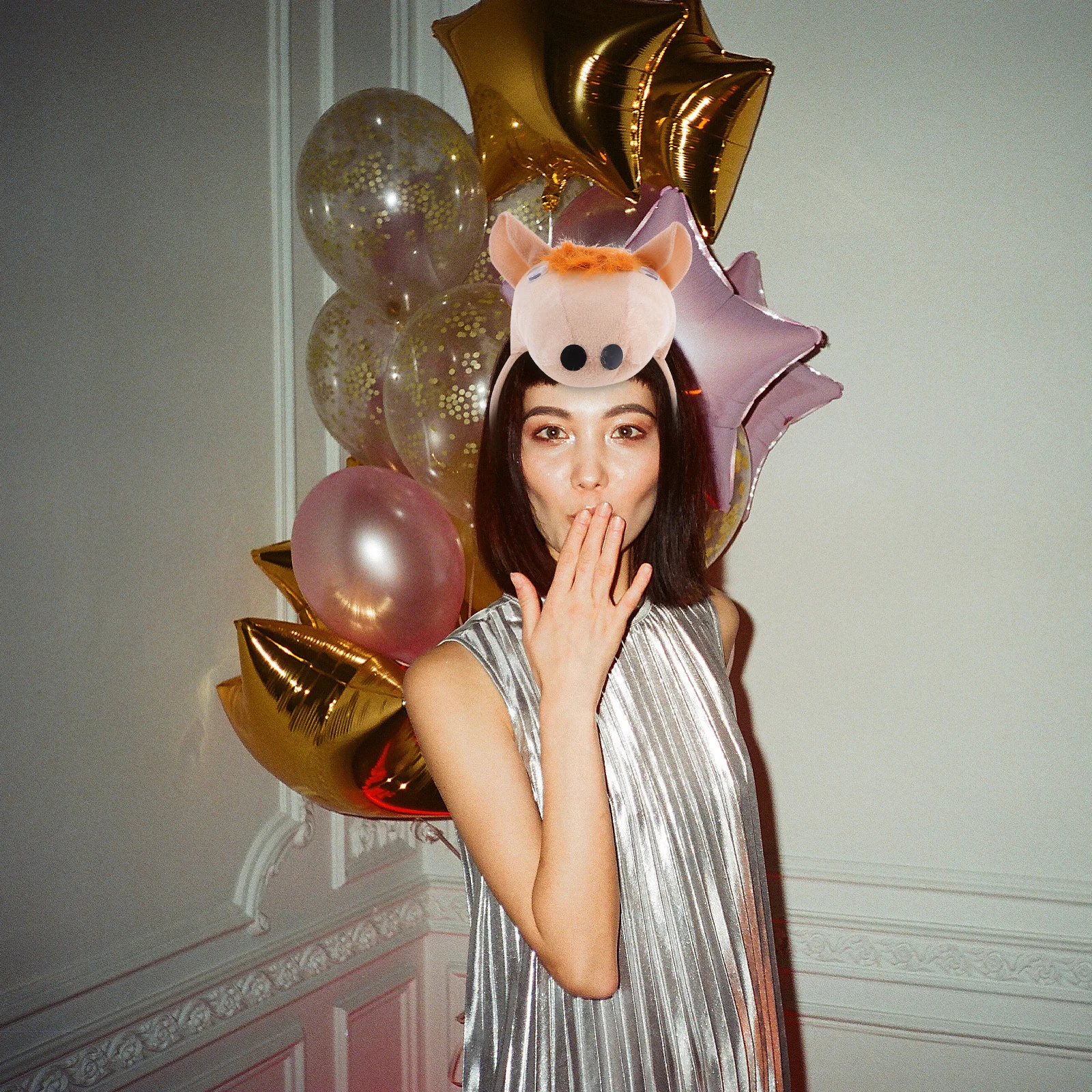 

Horse Headband for Adults and Animal Costume Accessories Comfortable Adjustable Design for Stage Performance Party Cosplay