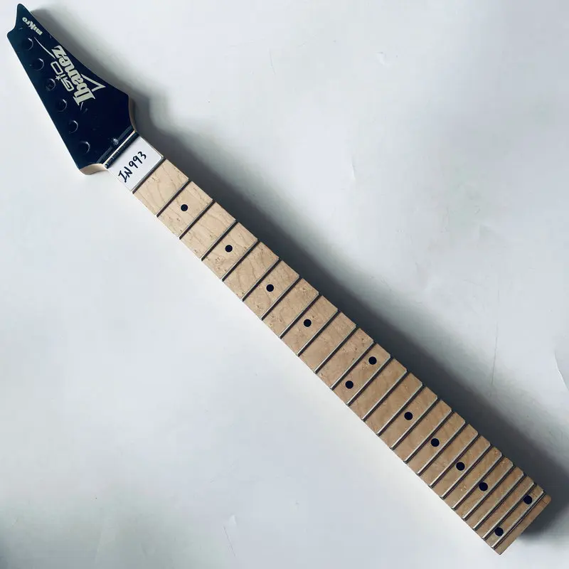 IN993 24 Frets Maple with Maple Short Scales Electric Guitar Neck for 6 Strings Genuine Ibanez Mikro Authorised