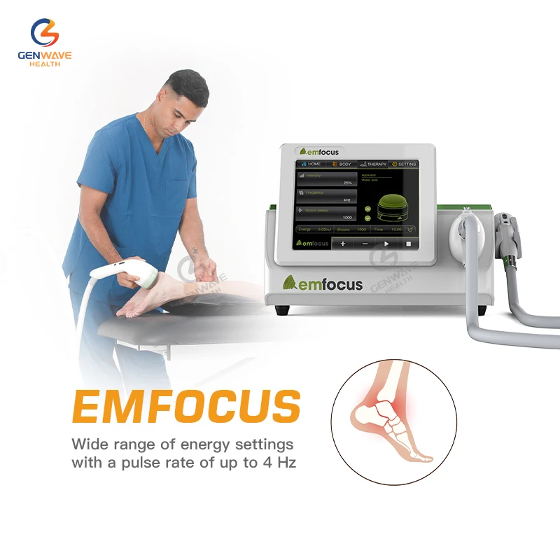 emfocus FSWT Focused Shock Wave Physiotherapy Chiropractor Treatment Machine