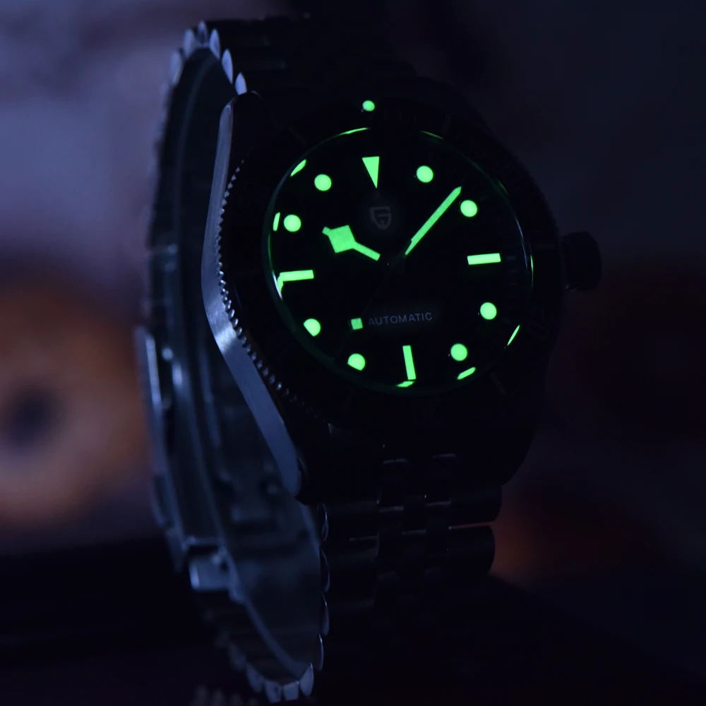 2025 PAGANI تصميم جديد ريترو فاخر ساعة أوتوماتيكية للرجال خمسة صف سلسلة الفولاذ المقاوم للصدأ ساعة معصم ميكانيكية للرجال NH35A Movt #6