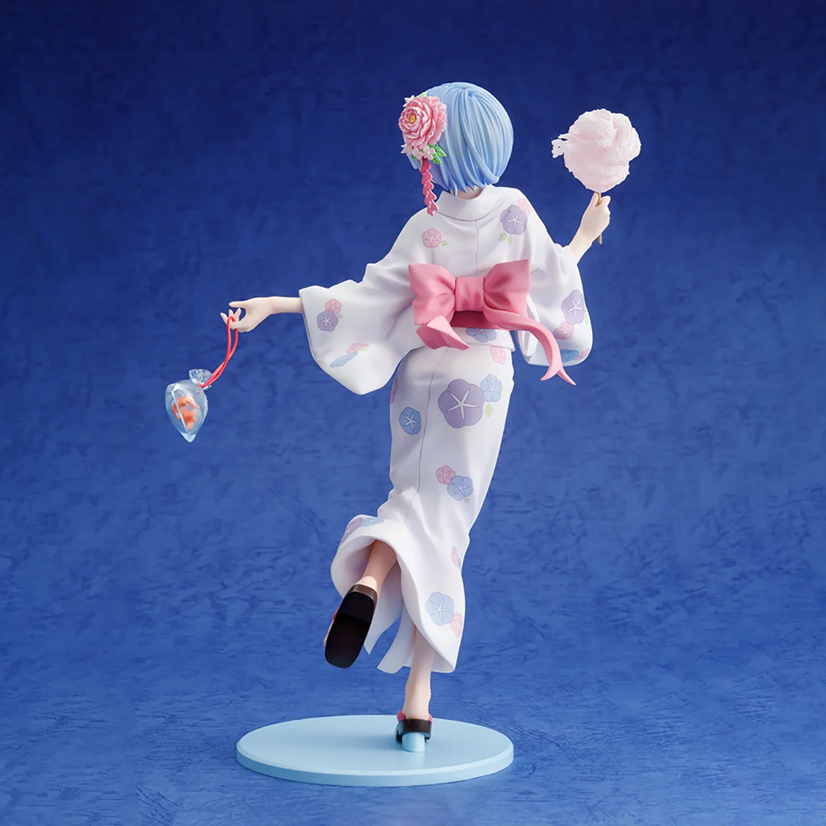 متوفر في المخزون الأصلي Claynel Kadokawa المطلي مسبقًا KDcolle Re: Zero Kara Hajimeru Isekai Seikatsu Rem Yukata Ver. أنيمي نموذج لجسم