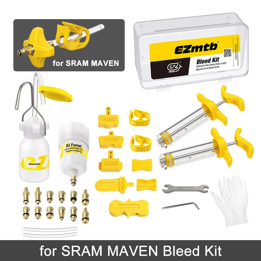 EZMTB Bicycle Bleed Kit Tool For SRAM Maven Oil Filling Joint