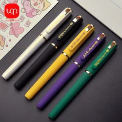 Aesthetic Stationery Cheap Stuff Colored 0.7mm Pens 2pcs/Set Red&Green&Purple&Yellow Ink Gold Kawaii Things