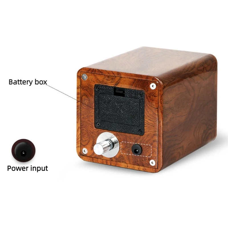 Solid Wood Watch Winder Mute Antimagnetic Winders Automatic Knob Baking Paint Mechanical Watches Winder Protect Storage Supplies