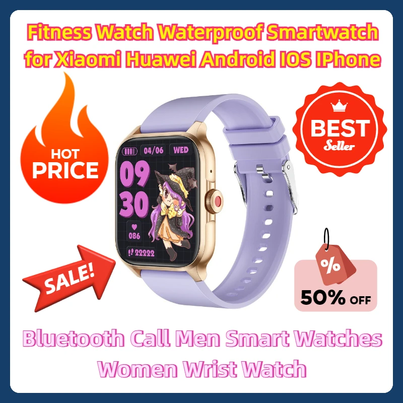 

Fitness Watch Waterproof Smartwatch for Xiaomi Huawei Android IOS IPhone Bluetooth Call Men Smart Watches Women Wrist Watch