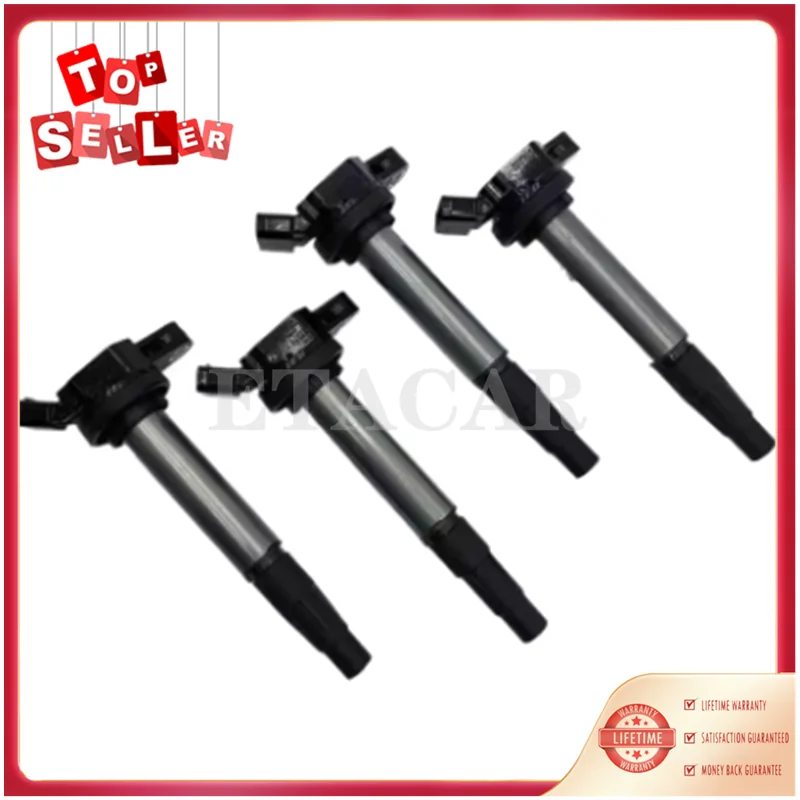 4pcs Ignition Coils 90919-C2005 90919-02252 Fits For TOYOTA COROLLA 2008 2009 2010 2011 2012 2013 1.8L l4 UF596 90919C2005