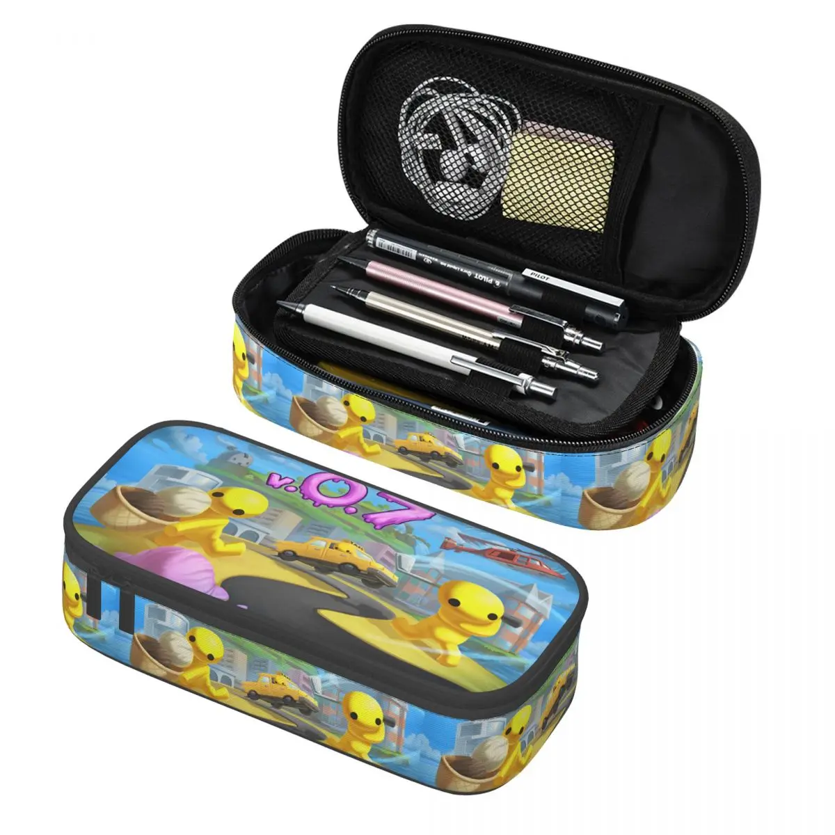 

Large-capacity Pen Box Wobbly Life Online Game Merch Double Layer Pen Case Girl Make Up Bag Amazing Gift