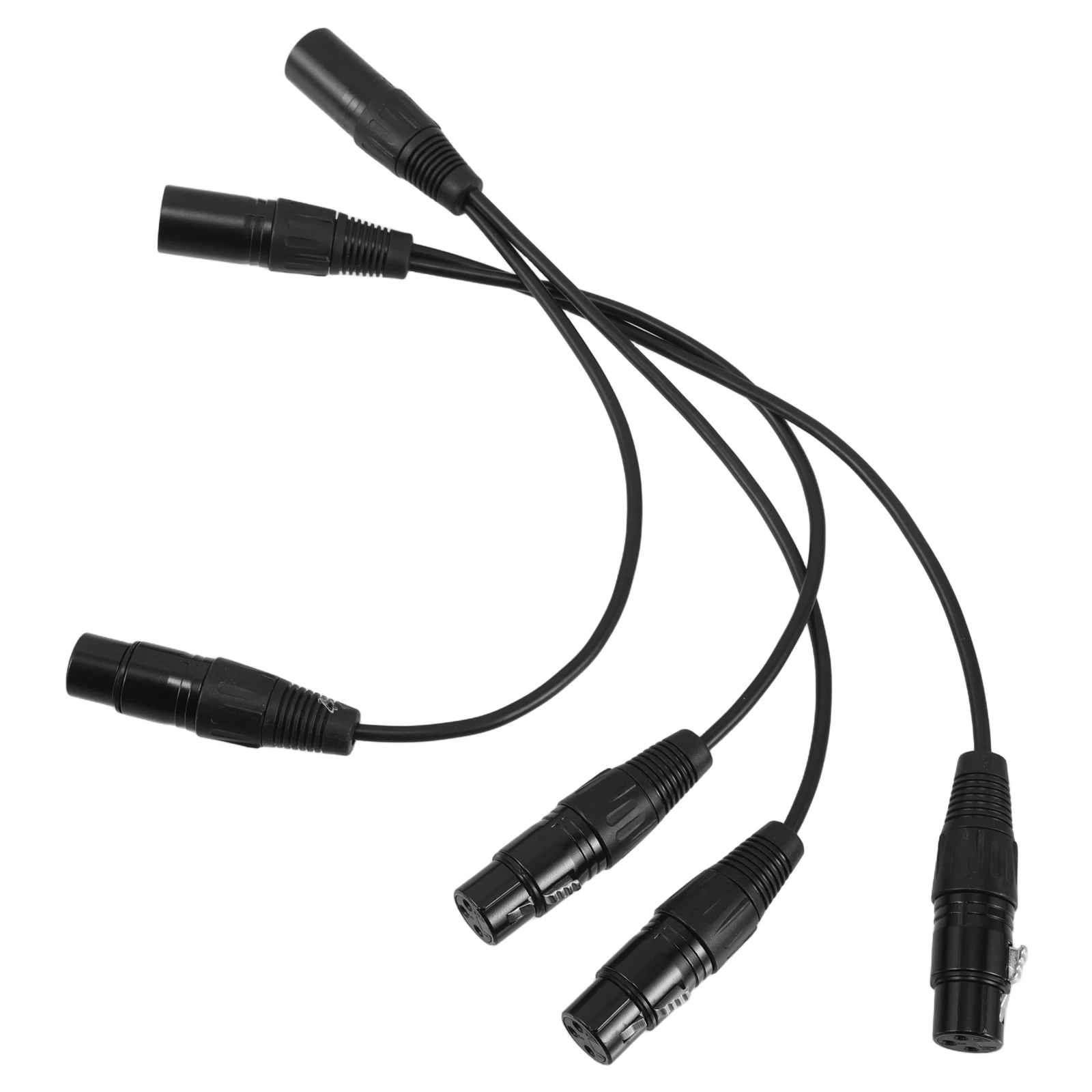 

2pcs Xlr Extension Male To Female Microphone Cable Balanced Audio Mixer Splitter Cord For Speaker Mic Connection Balanced Xlr