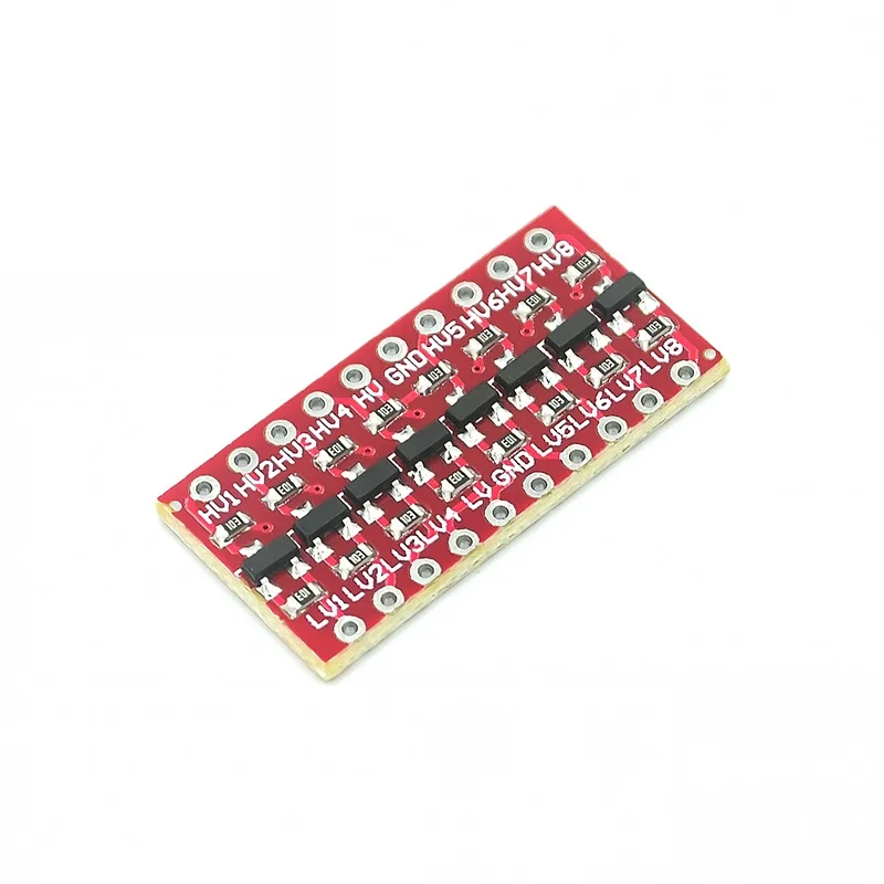 8-bit Bidirectional Voltage Level Converter High Speed Full Duplex Bidirectional 8-way Level Conversion Board Module Connector