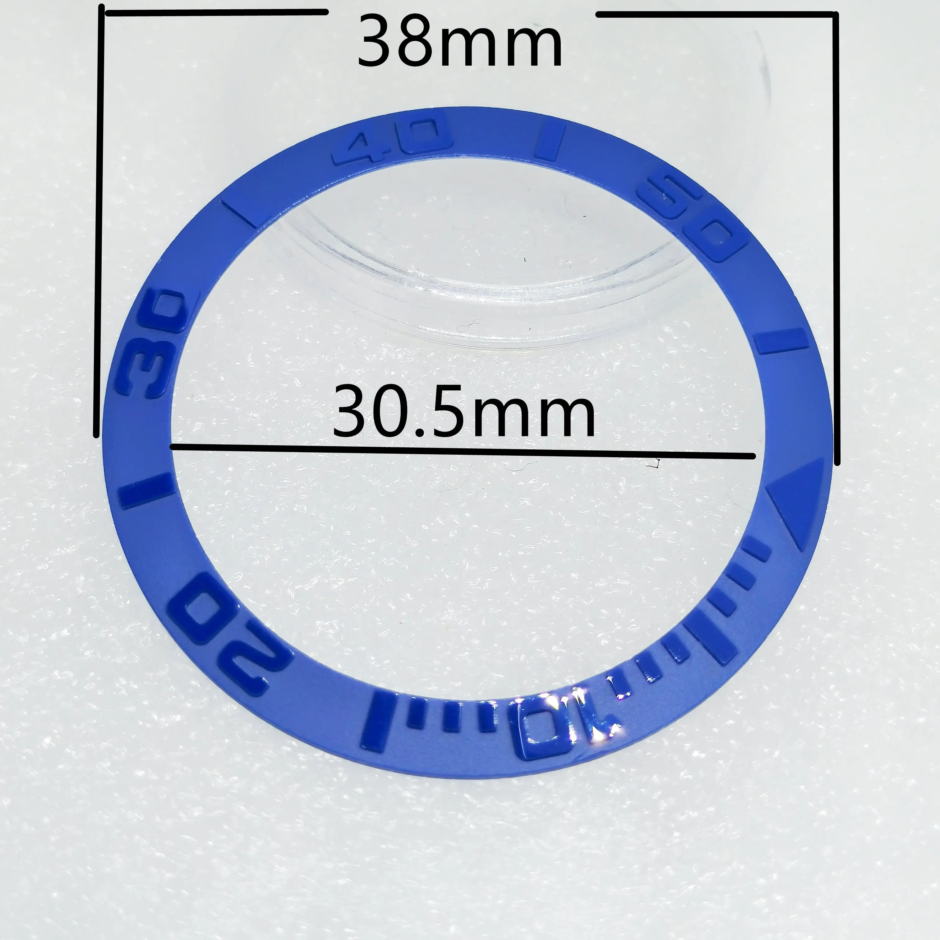 Watch Accessories SUB Ceramic Bezel Outer Diameter 38MM Inner Diameter 30.5MM