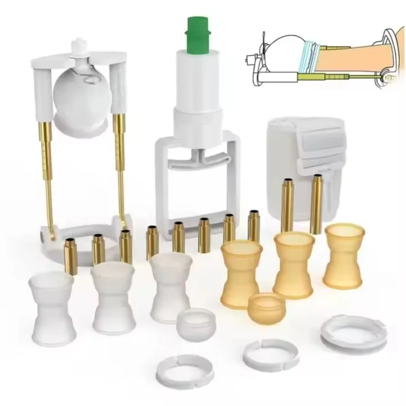 Men's Adjustable Pumps, Suction Power Vacuum Pump Set, Pump Trainer for Extension and Potency Enhancement, SM Men, Sex Toy