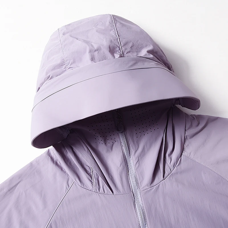Summer Outdoor Running Fitness Lightweight Breathable Sunscreen Jacket for Couples Fashionable Loose UV Protective Skin Clothes - view 6