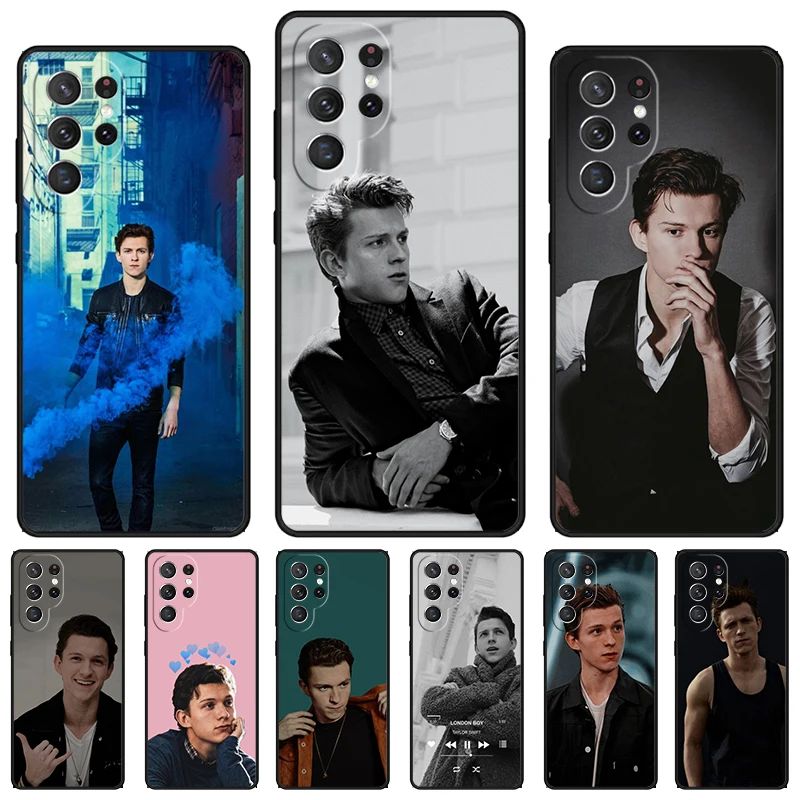 Tom Holland phone case For Samsung Galaxy S24 S23 S22 Ultra Note 10 20 Plus S8 S9 S10 S20 S21 FE Cover