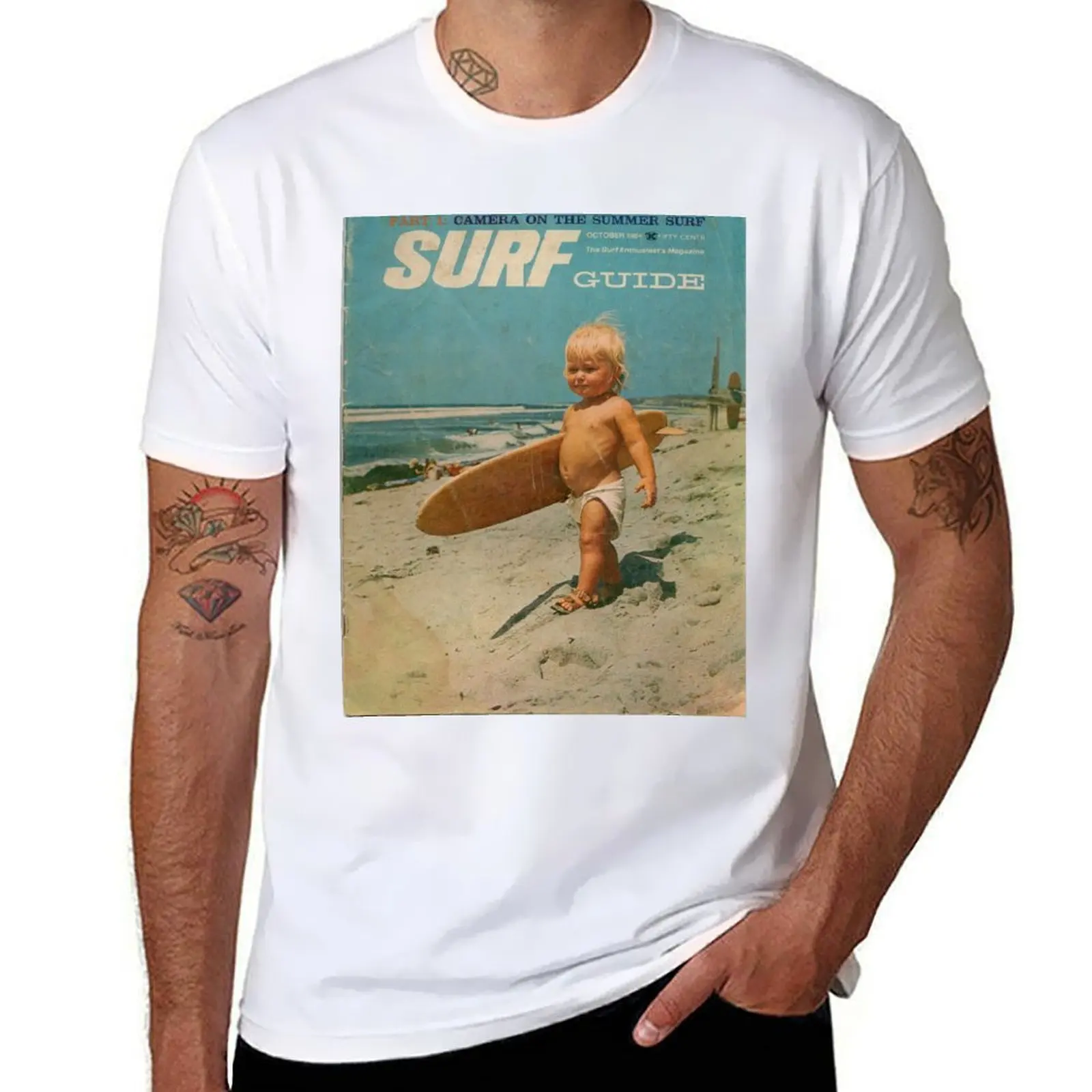 

Born2Surf T-Shirt man t shirt designer t shirts for man pack cotton T-Shirt
