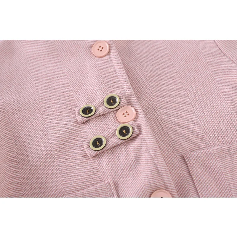 Bellbell Herbst Kinder Mädchen 2-teiliges Kleidungsset, einfarbig, 1-6 Jahre, Kinder Mädchen Mantel Anzug, elastische Taille, Baby Mädchen Weite Hose – Detail 5