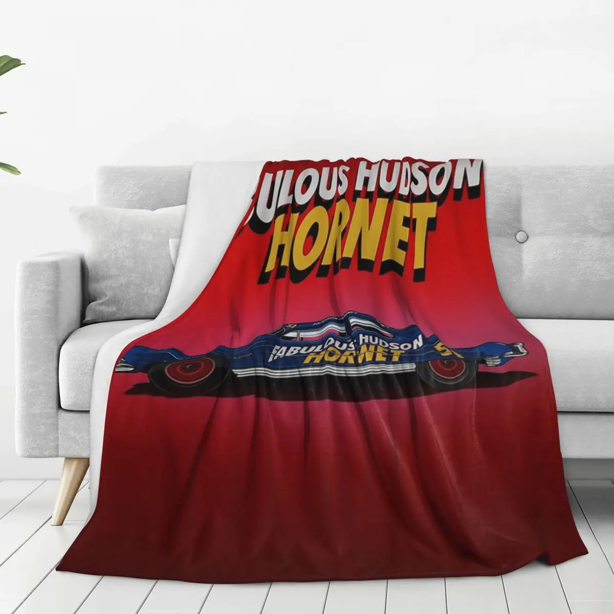 Fabulous Hudson Hornet Blanket Flannel Multi-function Throw Blankets Sofa Throw Blanket For Home Bedroom Office Throws Bedspread