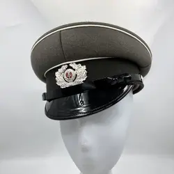 East Germany Army Hat Officer Cap Espionage Men Military Adult Prop Accessories Winter