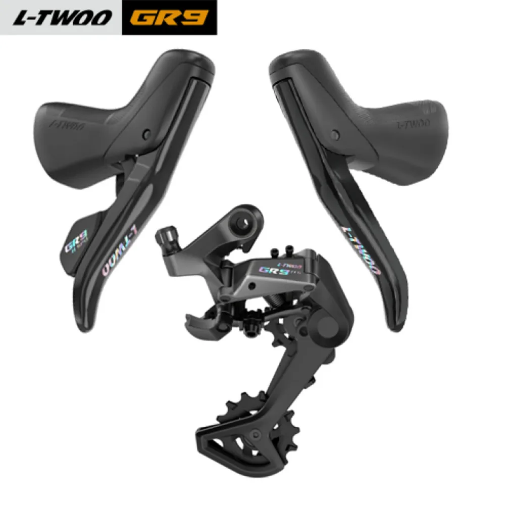 

L-TWOO GR9 1x11 Speed Aluminum Alloy Cable Brake Manual Transmission Kit Gravel Road Bike Shifter Drum Brake