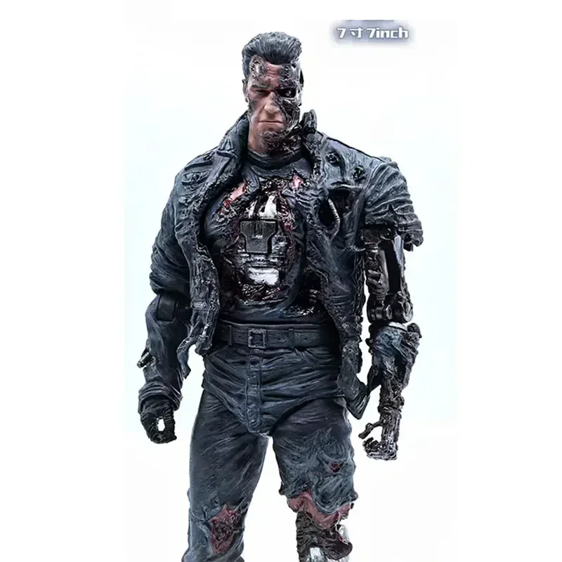 In Stock Third Party Customs Xiaozheng Toys FutureWarrior Battle Damage Plate T800 1/12 Action Figure Toys Gifts