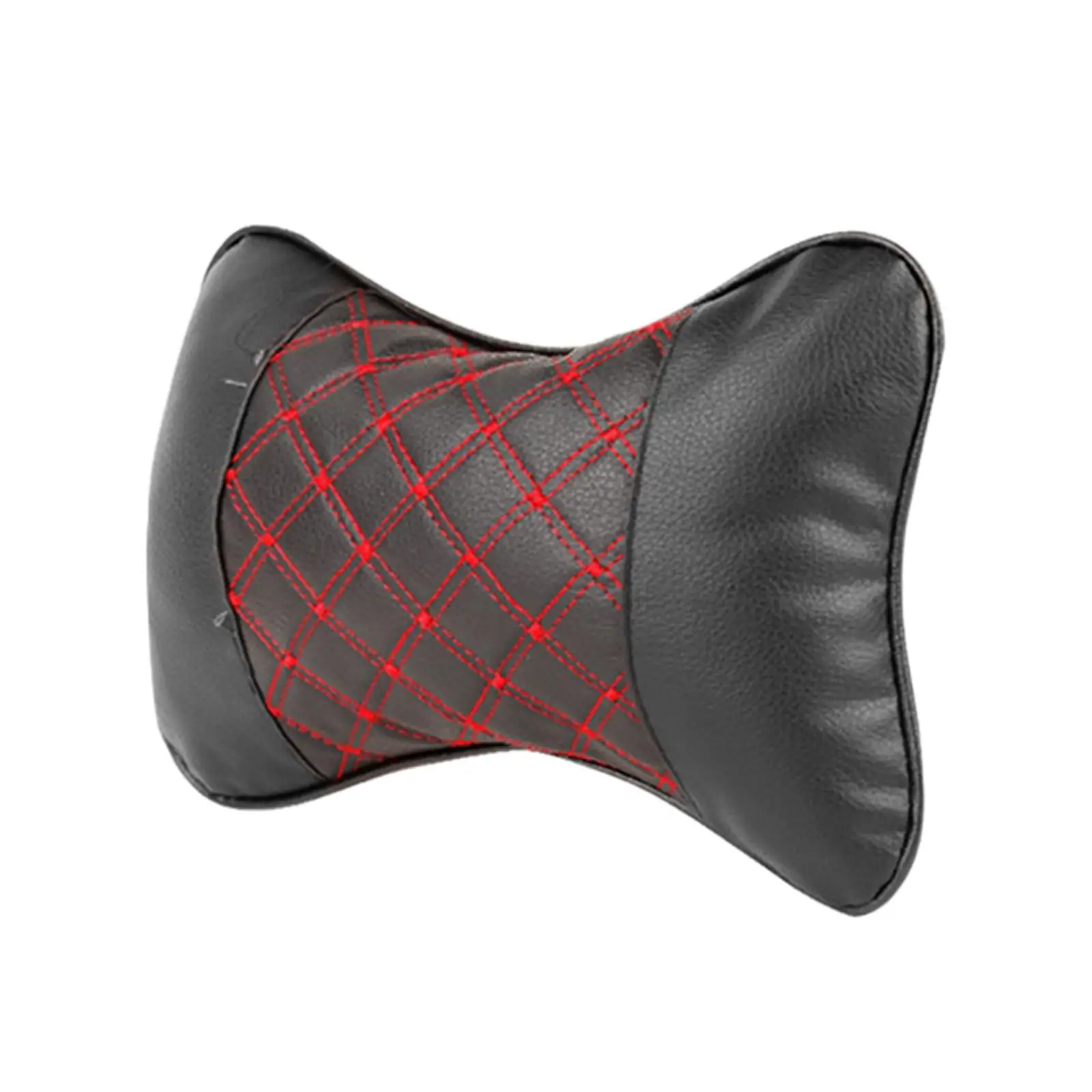 

Car Neck Pillow Soft Headrest Pillow Durable Comfortable Fashion PU Leather for Vehicles Car Seat Sleeping Home Kids