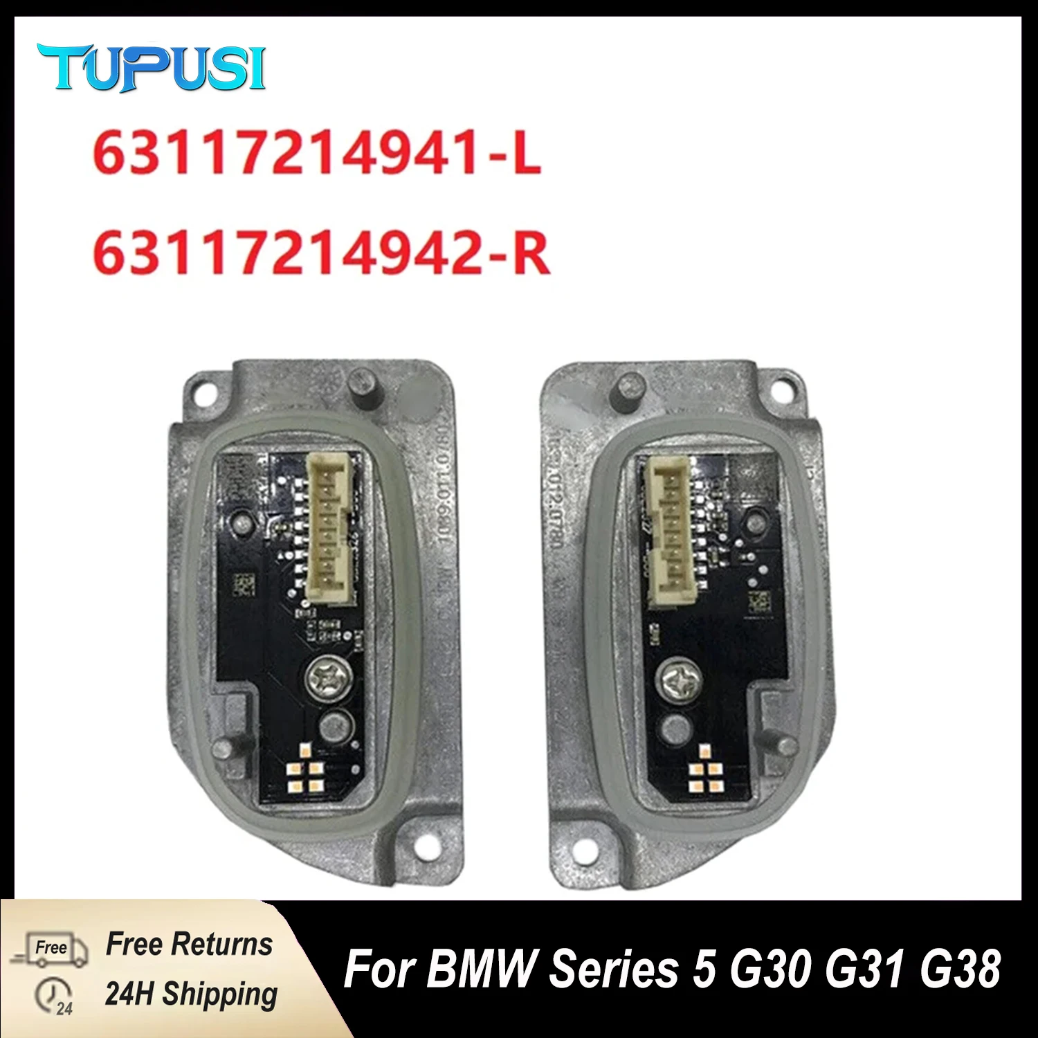 

NEW Turn Signal Headlight For BMW Series 5 G30 G31 G38 F90 M5 LED Module Control Unit 63117214941 63117214942 Fast Delivery