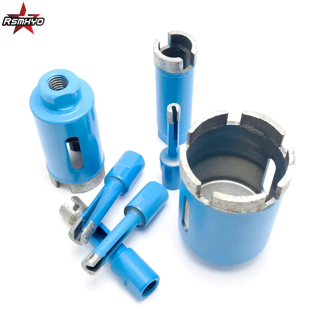 1pcs M10 Angle Grinder 6-75mm Blue Diamond Drill Cutter Saw Core Drill Bit Hole Opener For Marble Granite Tile Ceramic Concrete