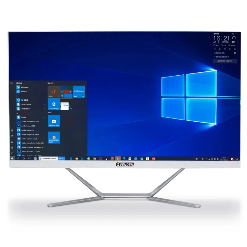 Powerful Monoblock 23.8 Inch All In One Gaming Desktops PC I5 9400F I7 9700F Computador 1 GTX 1050ti For Student Company