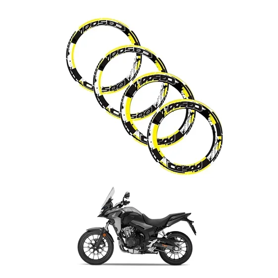 FOR HONDA CB500 X F CB500X CB500F CBR500 Motorcycle Parts Contour Wheel Decoration Decal Sticker - 2