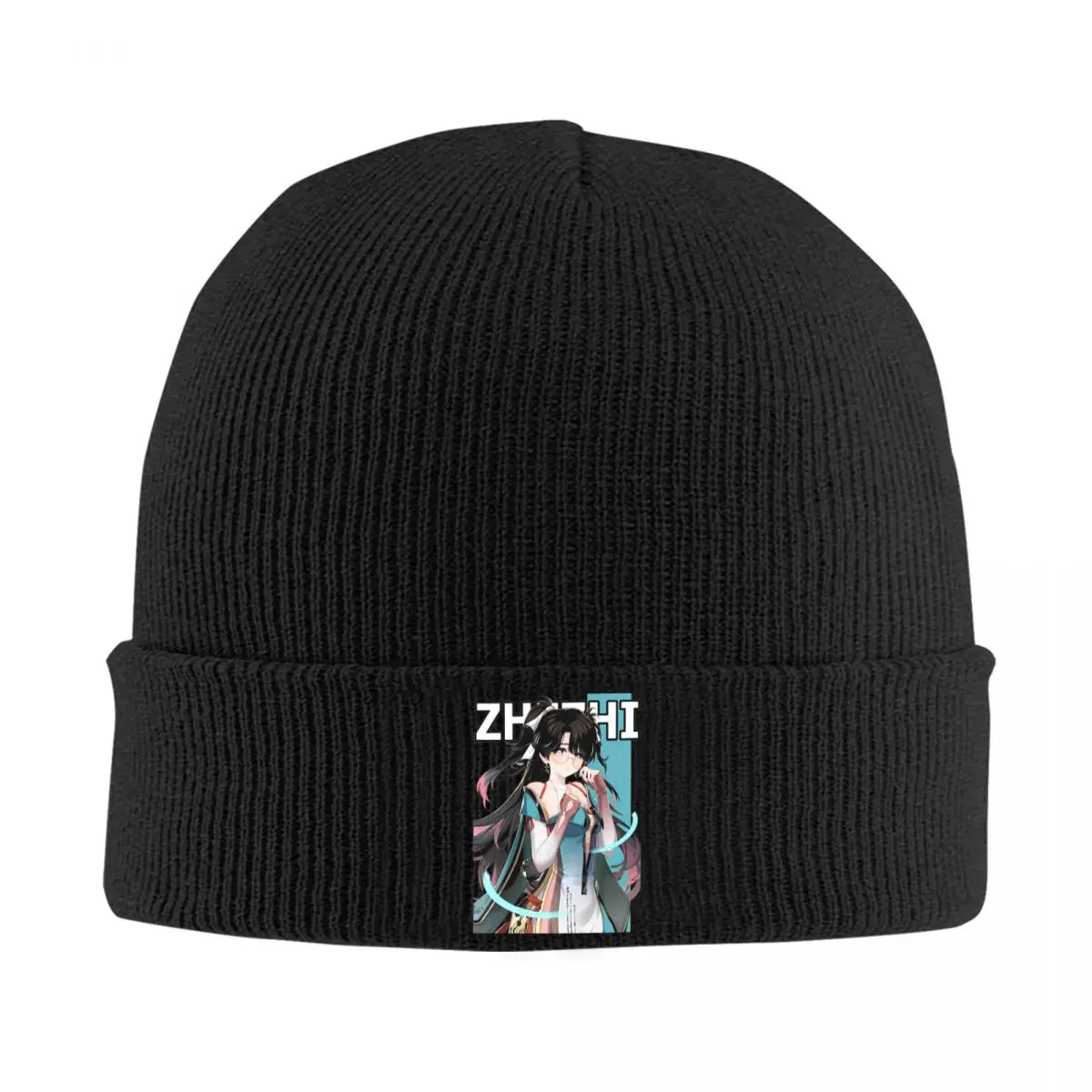 Zhenzhi Wuthering Waves Knitted Caps Women's Men's Skullies Beanies Winter Hats Acrylic Anime Game Crochet Cap