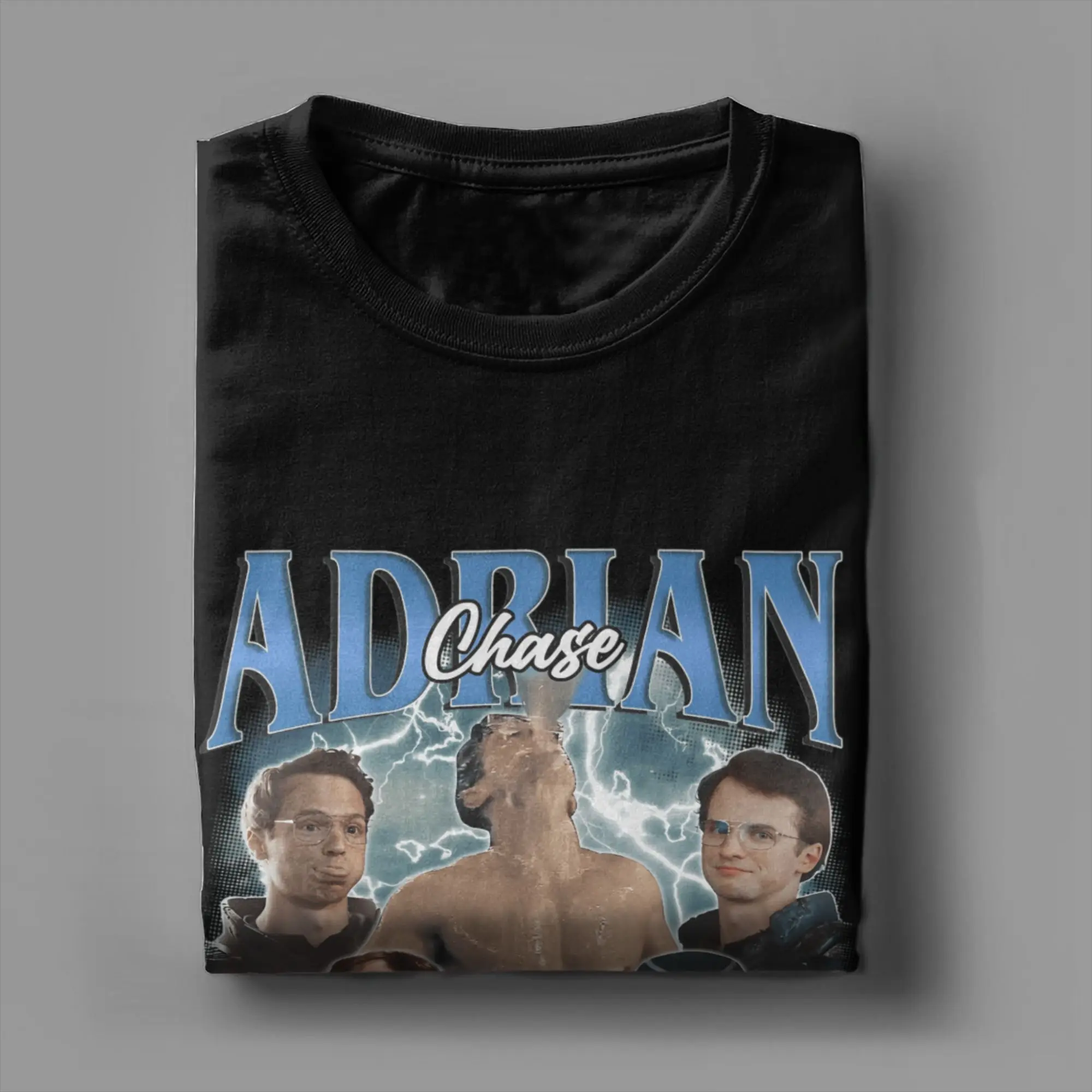 تي شيرت كلاسيكي الصيف أدريان تشيس الجدة تي شيرت صانعي السلام القطن تي شيرت للرجال Y2K التصميم الكلاسيكي قصيرة الأكمام تيز #4