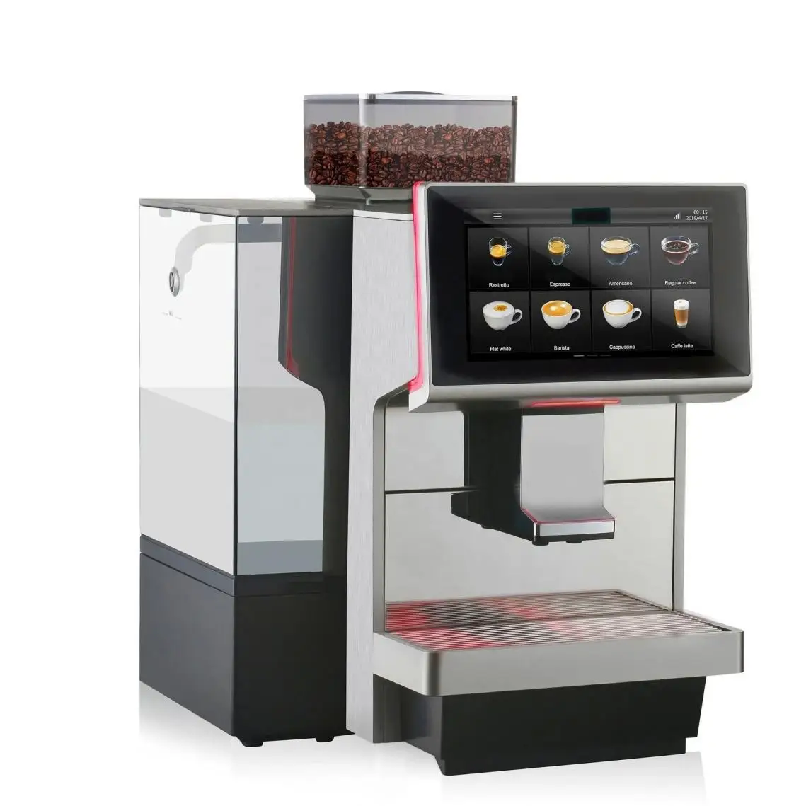 Automatic Cleaning Function Home Office Appliance Barista Italian Freshly Ground Espresso Coffee Maker
