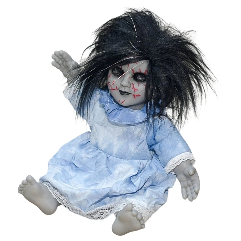 

Scary Talking Doll with Illuminated Face Automated Movement Scary Doll