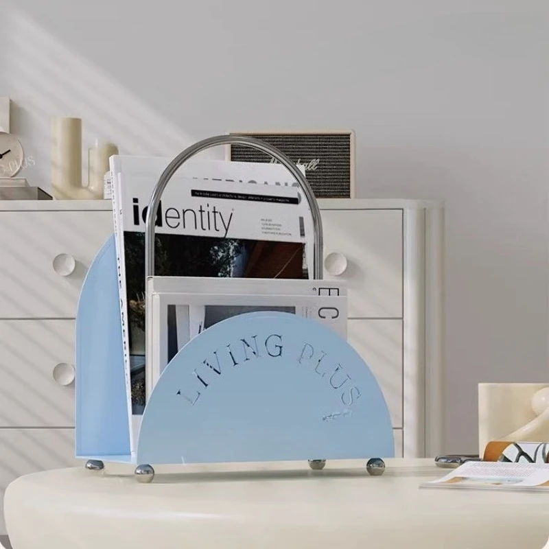 

Креативная железная подставка для журналов, напольная/настольная подставка для книг, органайзер для хранения книг в гостиной, креативный домашний декор, подставка для газет