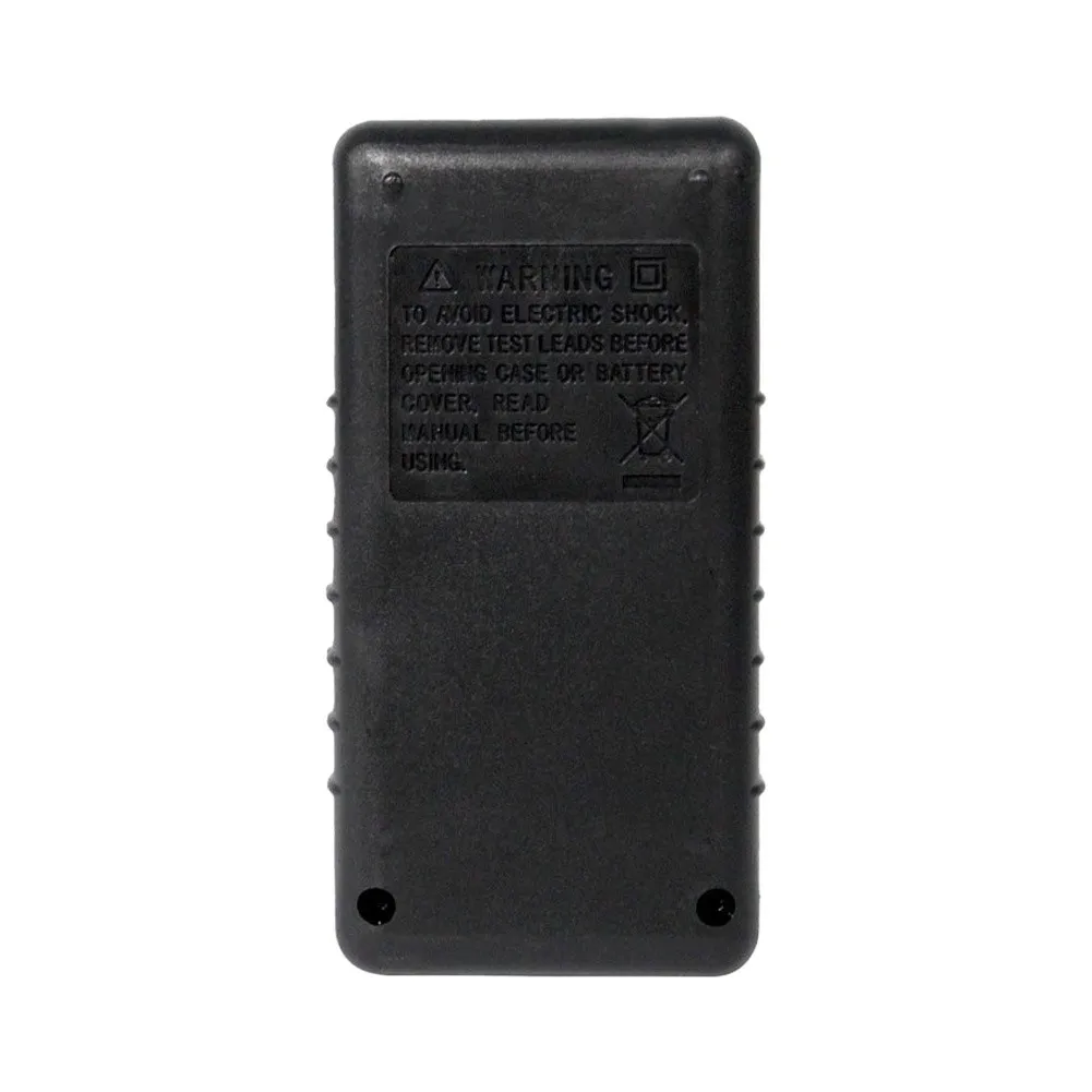Resistance Tester Digital Multimeter Ultra-thin Design Lcd Display Manual Range Overload Protection For On-the-go Use