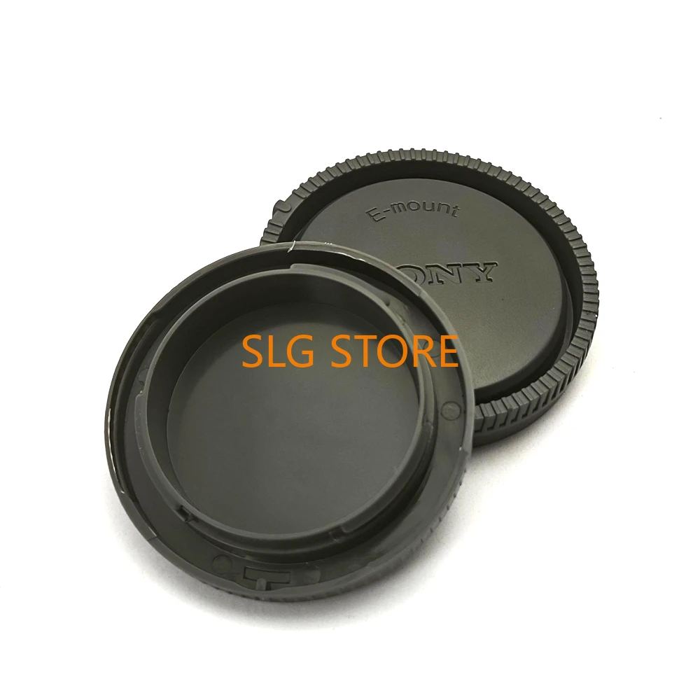 Penutup Belakang Lensa Abu-abu E-mount Baru + Tutup Badan untuk Sony A7 A7S A7M2 A7III A7r A5000 A5100 A6000 A6300 A6500 NEX3 5N 5R 5T NEX7
