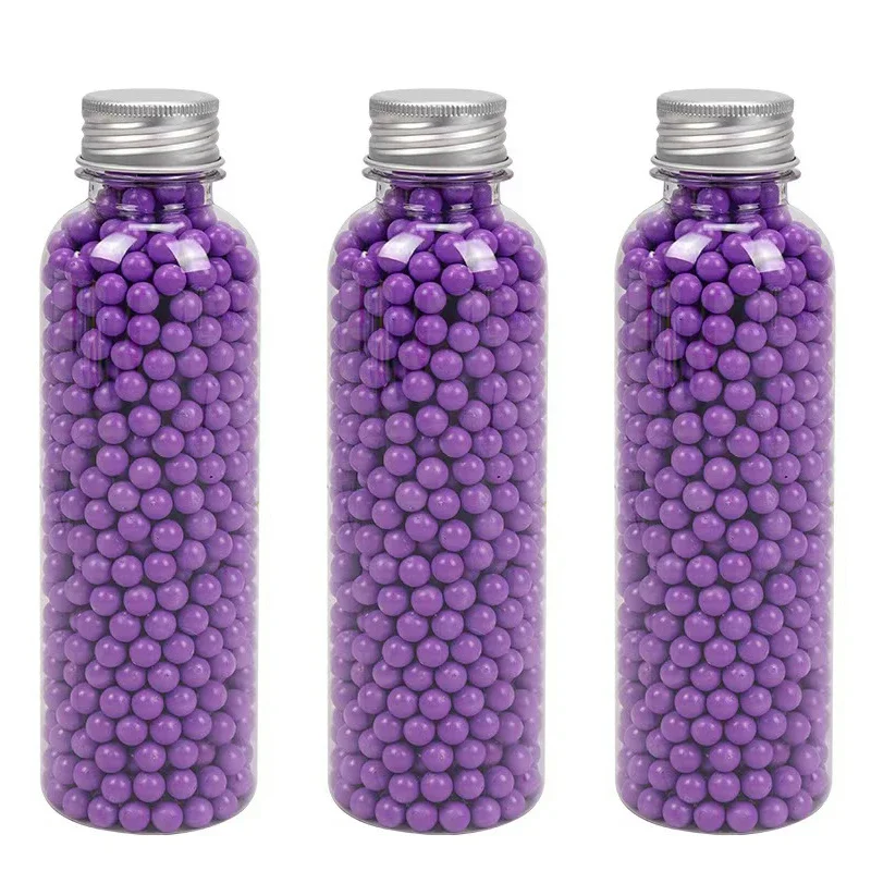 AU2 7-8mm Purple Soft Rubber Bullets Safe Round Balls for Children Toy Gun CS Battle