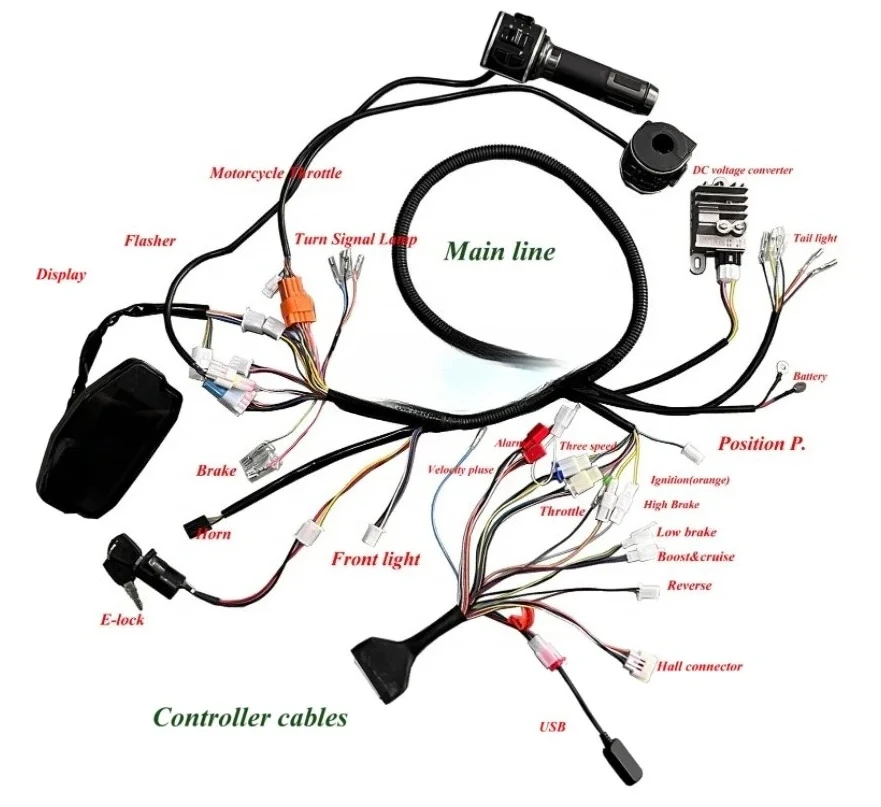 Powerful QS 138 4000W V3 Mid Drive Motor 7500W Max Continuous with 72V BLDC Fardriver Controller ND72680 for Electric Bike ATV