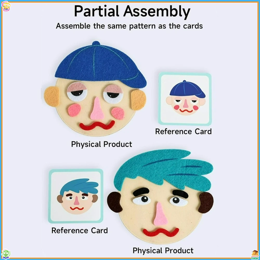 لعبة مونتيسوري للأطفال الصغار 3-6، ألعاب التعلم العاطفي الاجتماعي للأطفال، ألعاب تعليمية مبكرة مصنوعة يدويًا/إبداعية يمكنك صنعها بنفسك #4