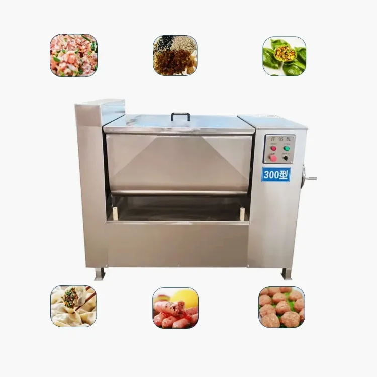 High Quality Mince Meat Sausage Vegetable Cutting And Mixing Blender Machine Pork Meat Processing Mixing Machine