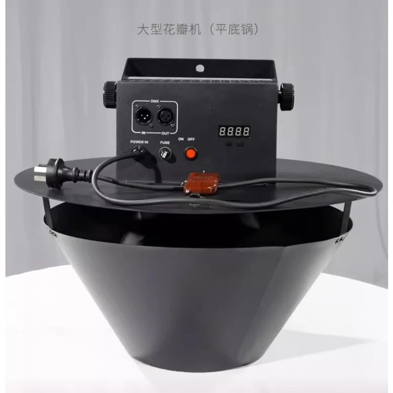 Penyemprot kelopak otomatis, efek panggung kertas berwarna mengambang, properti semprotan kertas untuk pernikahan