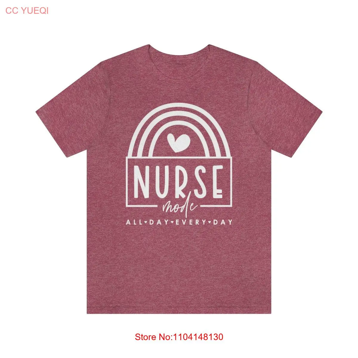 

Футболка медсестры с длинными или короткими рукавами из джерси