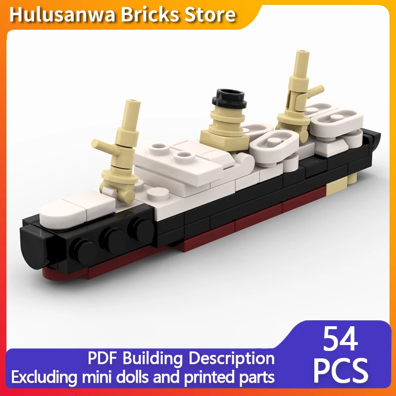 

SS Caribou пассажирская модель MOC строительные кирпичи военное оборудование модульные технологии подарки праздник сборка детские игрушки костюм