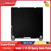 Creality Ender 3 V3 SE/KE Epoxy Resin Build Plate PEI Sheet High Flatness Flexible Spring Steel Platform 235x235mm for Ender 3V3