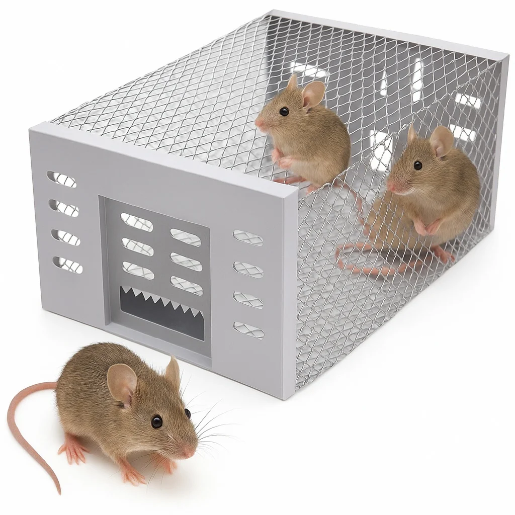 

High Efficiency Mousetrap,Automatic Continuous Cycle Mouse Trap Home Garden Rat Catching Artifact Safe And Harmless