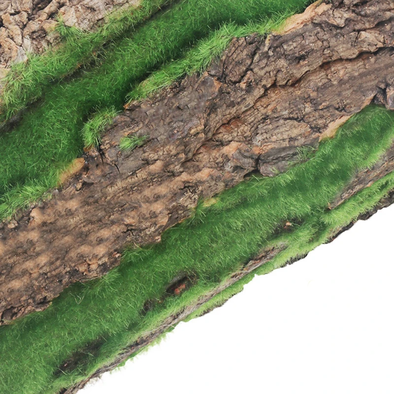 Decorazione murale fai da te corteccia di piante verdi corteccia artificiale materiale decorativo per tubi interni muschio artificiale per copertura del pilastro del tubo dell'acqua