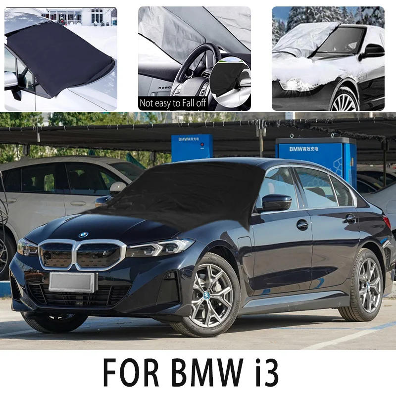 

Carsnow cover front cover for BMW i3 snowprotection heat insulation shade Sunscreen wind Frost prevention car accessories