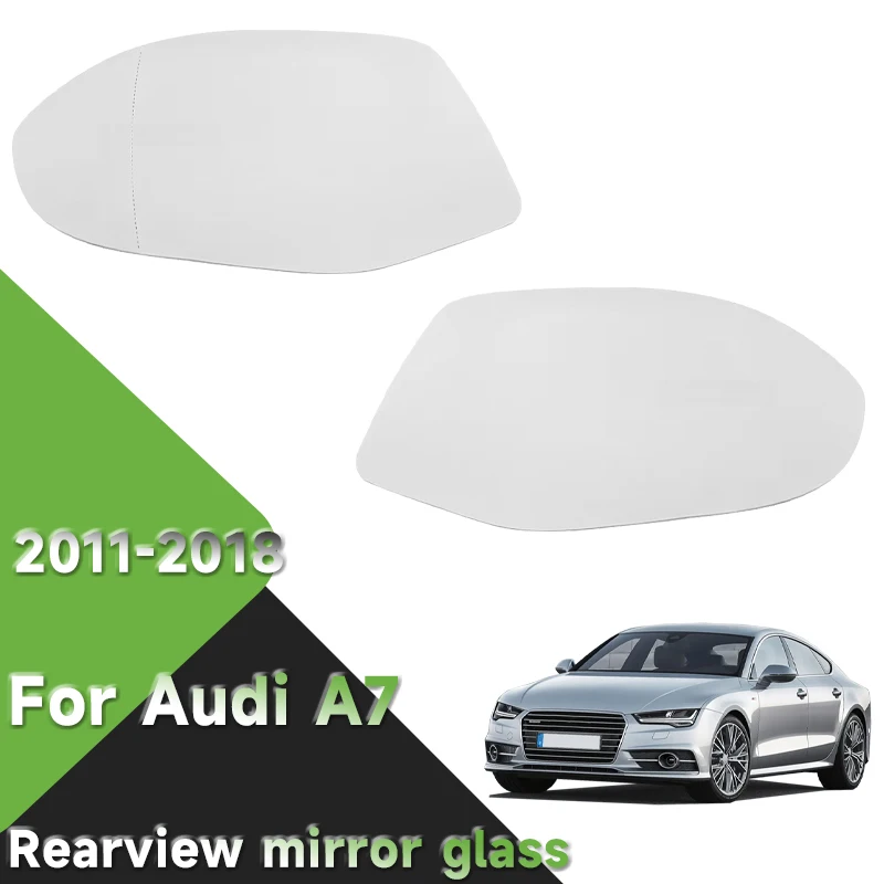 

Glass rear view mirror with heating,left and right rear view mirror for AUDI A7 2011 2012 2013 2014 2015 2016 2017 2018