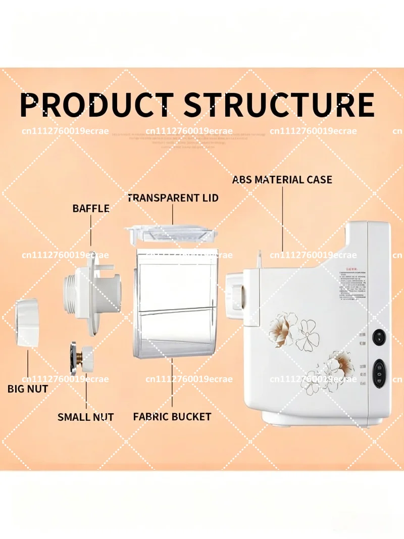 Electric Noodle Maker 168B, Multifunctional Automatic Pasta Machine for Fresh Homemade Noodles