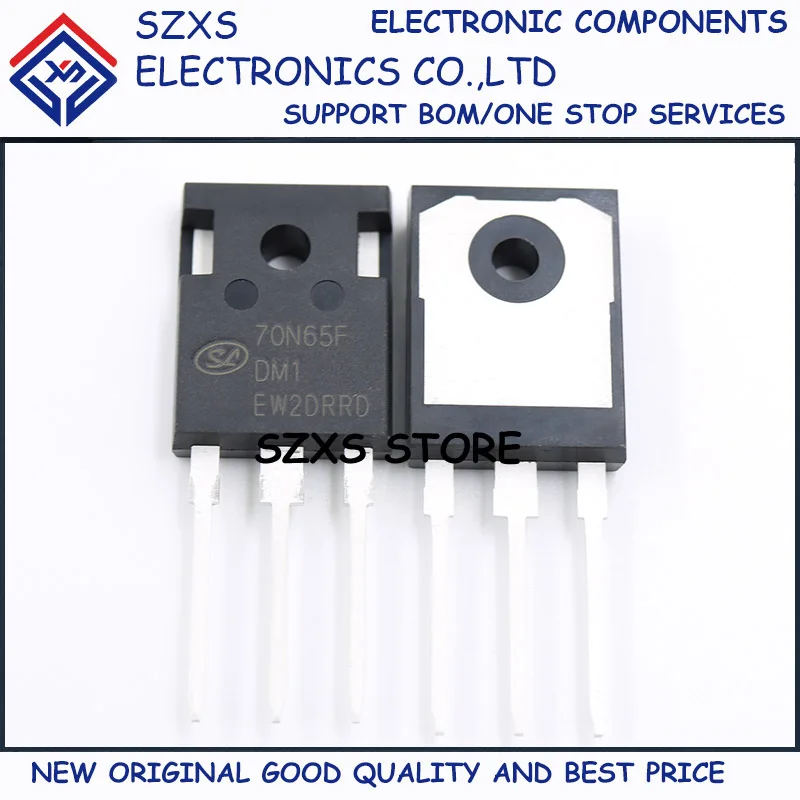 

New Original 5Pcs 70N65FDM1 SGT70N65FDM1 TO-247 70A 650V IGBT Transistor In Stock Electronic Components Good Quality